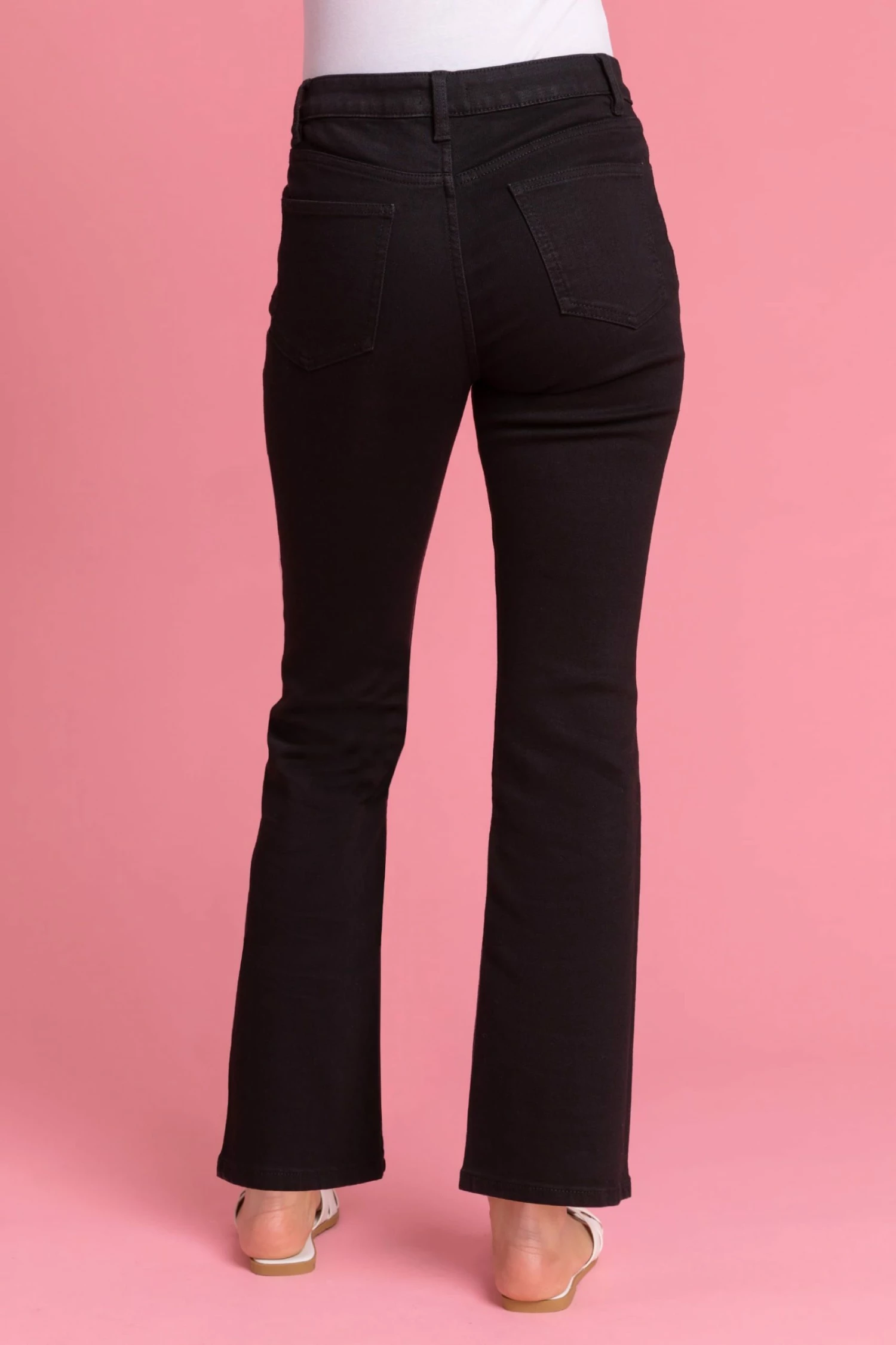 Roman Black 29" Essential Stretch Bootcut Jeans 4 Roman Black 29" Essential Stretch Bootcut Jeans - Image 2