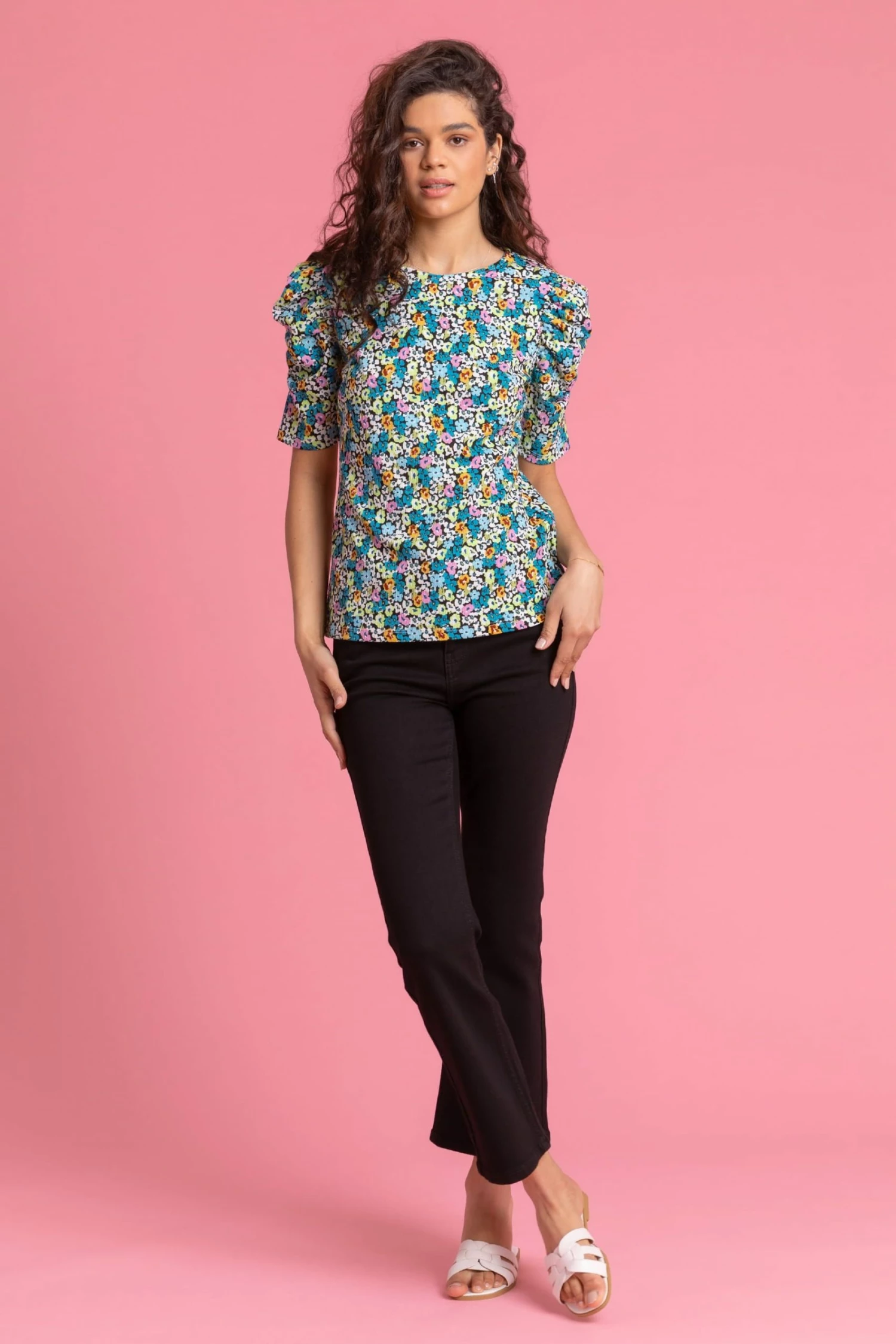 Roman Black 29" Essential Stretch Bootcut Jeans 6 Roman Black 29" Essential Stretch Bootcut Jeans - Image 4