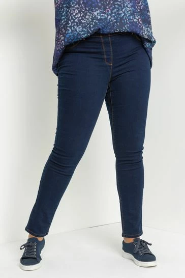 Roman Blue Curve Stretch Plain Jegging 7 Roman Blue Curve Stretch Plain Jegging - Image 5