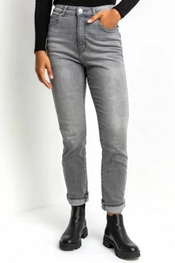 Roman Grey Slim Leg Mom Jeans 9 Roman Grey Slim Leg Mom Jeans -Roman Sales Shop unnamed file 12040