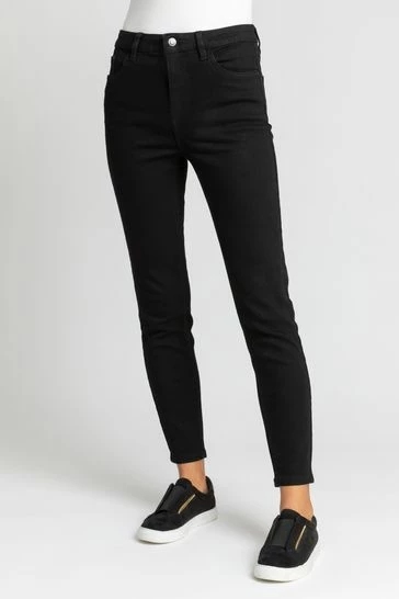 Roman Black 29" Stretch Skinny Jeans 6 Roman Black 29" Stretch Skinny Jeans - Image 5