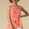 Roman Pink Abstract Floral Print Vest Top 2 Roman Pink Abstract Floral Print Vest Top -Roman Sales Shop unnamed file 12080