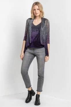 Roman Purple Ombre Metallic Plisse Vest Top 10 Roman Purple Ombre Metallic Plisse Vest Top -Roman Sales Shop unnamed file 12144