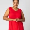 Roman Red Curve Plain V-Neck Vest Top 1 Roman Red Curve Plain V-Neck Vest Top -Roman Sales Shop unnamed file 12174