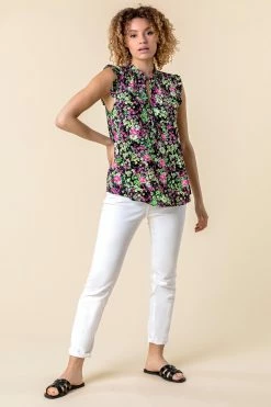 Roman Multi Frill Detail Floral Print Top 9 Roman Multi Frill Detail Floral Print Top -Roman Sales Shop unnamed file 12210