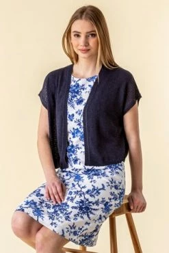 Roman White Tape Stitch Short Sleeve Shrug 14 Roman White Tape Stitch Short Sleeve Shrug -Roman Sales Shop unnamed file 12223