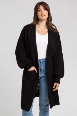 Roman Pink Curve Curve Longline Ribbed Cardigan 15 Roman Pink Curve Curve Longline Ribbed Cardigan -Roman Sales Shop unnamed file 12245