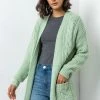 Roman Green Cable Knit Longline Cardigan 1 Roman Green Cable Knit Longline Cardigan -Roman Sales Shop unnamed file 12248