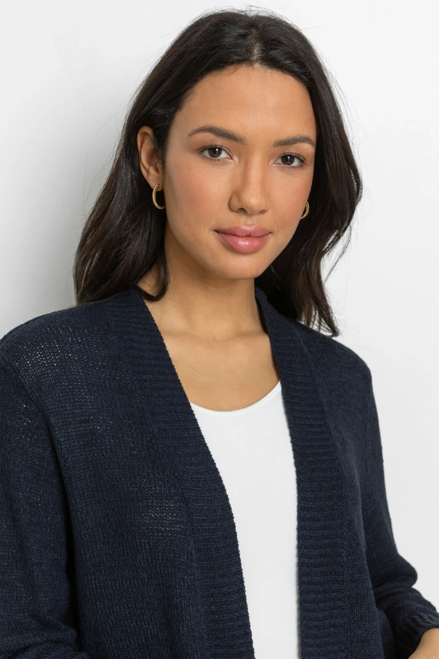 Roman Blue Tape Stitch Cardigan 7 Roman Blue Tape Stitch Cardigan - Image 5