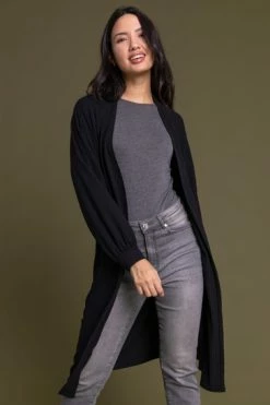 Roman Green Longline Ribbed Texture Cardigan 17 Roman Green Longline Ribbed Texture Cardigan -Roman Sales Shop unnamed file 12288