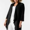 Roman Black Curve Woven Front Jersey Cardigan 2 Roman Black Curve Woven Front Jersey Cardigan -Roman Sales Shop unnamed file 12306