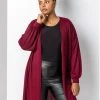 Roman Red Curve Longline Marl Cardigan 1 Roman Red Curve Longline Marl Cardigan -Roman Sales Shop unnamed file 12316