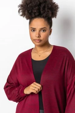 Roman Red Curve Longline Marl Cardigan 11 Roman Red Curve Longline Marl Cardigan -Roman Sales Shop unnamed file 12319