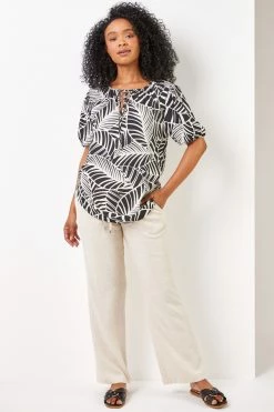 Roman Grey Petite Woven Tie Front Joggers 10 Roman Grey Petite Woven Tie Front Joggers -Roman Sales Shop unnamed file 12387