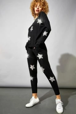 Roman Black Star Knit Lounge Trousers 10 Roman Black Star Knit Lounge Trousers -Roman Sales Shop unnamed file 12394