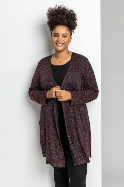 Roman Red Curve Longline Shimmer Kimono 10 Roman Red Curve Longline Shimmer Kimono -Roman Sales Shop unnamed file 12428