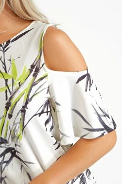 Roman Ivory Oriental Cold Shoulder Top 10 Roman Ivory Oriental Cold Shoulder Top -Roman Sales Shop unnamed file 12533