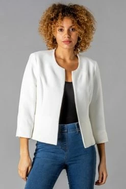 Roman Ivory Textured Cropped Jacket 11 Roman Ivory Textured Cropped Jacket -Roman Sales Shop unnamed file 12623