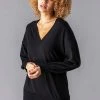 Roman Black V-Neck Long Sleeve Jumper 2 Roman Black V-Neck Long Sleeve Jumper -Roman Sales Shop unnamed file 12633