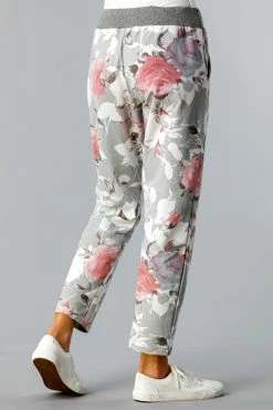 Roman Grey Floral Print Lounge Joggers -Roman Sales Shop unnamed file 12680