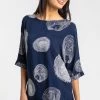 Roman Blue Linear Abstract Print Tunic Top 1 Roman Blue Linear Abstract Print Tunic Top -Roman Sales Shop unnamed file 12690