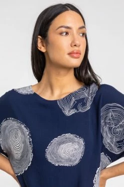Roman Blue Linear Abstract Print Tunic Top 10 Roman Blue Linear Abstract Print Tunic Top -Roman Sales Shop unnamed file 12693