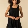 Roman Black Lace Overlay Hanky Hem Vest Top 1 Roman Black Lace Overlay Hanky Hem Vest Top -Roman Sales Shop unnamed file 12695