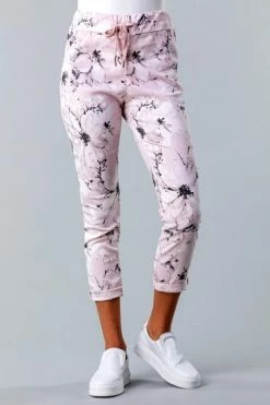 Roman Pink Floral Stretch Lounge Jogger 13 Roman Pink Floral Stretch Lounge Jogger -Roman Sales Shop unnamed file 12735