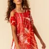 Roman Red Cold Shoulder Tie Dye Print Top 2 Roman Red Cold Shoulder Tie Dye Print Top -Roman Sales Shop unnamed file 12744