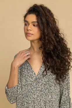 Roman Green Ditsy Floral Print Pintuck Jersey Shirt 10 Roman Green Ditsy Floral Print Pintuck Jersey Shirt -Roman Sales Shop unnamed file 12862