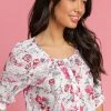 Roman Pink Broderie Floral Print Button Top 1 Roman Pink Broderie Floral Print Button Top -Roman Sales Shop unnamed file 12898