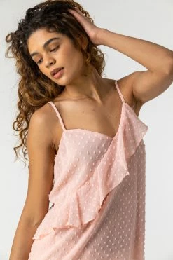 Roman Pink Textured Spot Frill Detail Cami Top 10 Roman Pink Textured Spot Frill Detail Cami Top -Roman Sales Shop unnamed file 12990