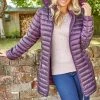 Roman Purple Longline Zip-Through Padded Coat 1 Roman Purple Longline Zip-Through Padded Coat -Roman Sales Shop unnamed file 13004
