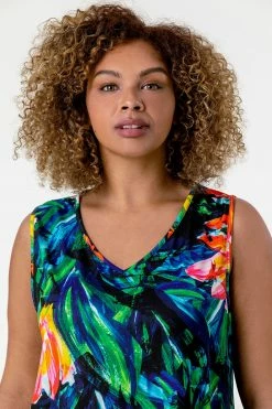 Roman Multi Curve V-Neck Tropical Print Top 12 Roman Multi Curve V-Neck Tropical Print Top -Roman Sales Shop unnamed file 13022