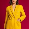 Roman Yellow Double Breasted Smart Blazer Jacket -Roman Sales Shop unnamed file 13052