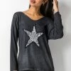 Roman Grey Sequin Star Embellished Sweat Top 2 Roman Grey Sequin Star Embellished Sweat Top -Roman Sales Shop unnamed file 13139