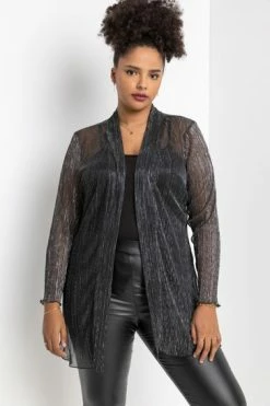 Roman Silver Curve Plisse Metallic Kimono 15 Roman Silver Curve Plisse Metallic Kimono -Roman Sales Shop unnamed file 13204