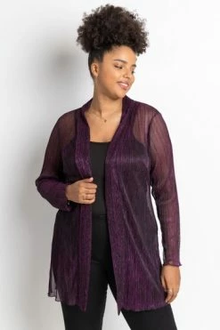 Roman Silver Curve Plisse Metallic Kimono 17 Roman Silver Curve Plisse Metallic Kimono -Roman Sales Shop unnamed file 13206