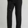 Roman Black Petite Woven Tie Front Joggers 1 Roman Black Petite Woven Tie Front Joggers -Roman Sales Shop unnamed file 13216