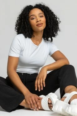 Roman Black Petite Woven Tie Front Joggers 10 Roman Black Petite Woven Tie Front Joggers -Roman Sales Shop unnamed file 13219