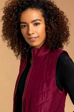 Roman Red Quilted High Neck Gilet 10 Roman Red Quilted High Neck Gilet -Roman Sales Shop unnamed file 13245