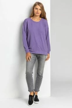 Roman Purple Button Side Detail Jersey Top 11 Roman Purple Button Side Detail Jersey Top -Roman Sales Shop unnamed file 13307