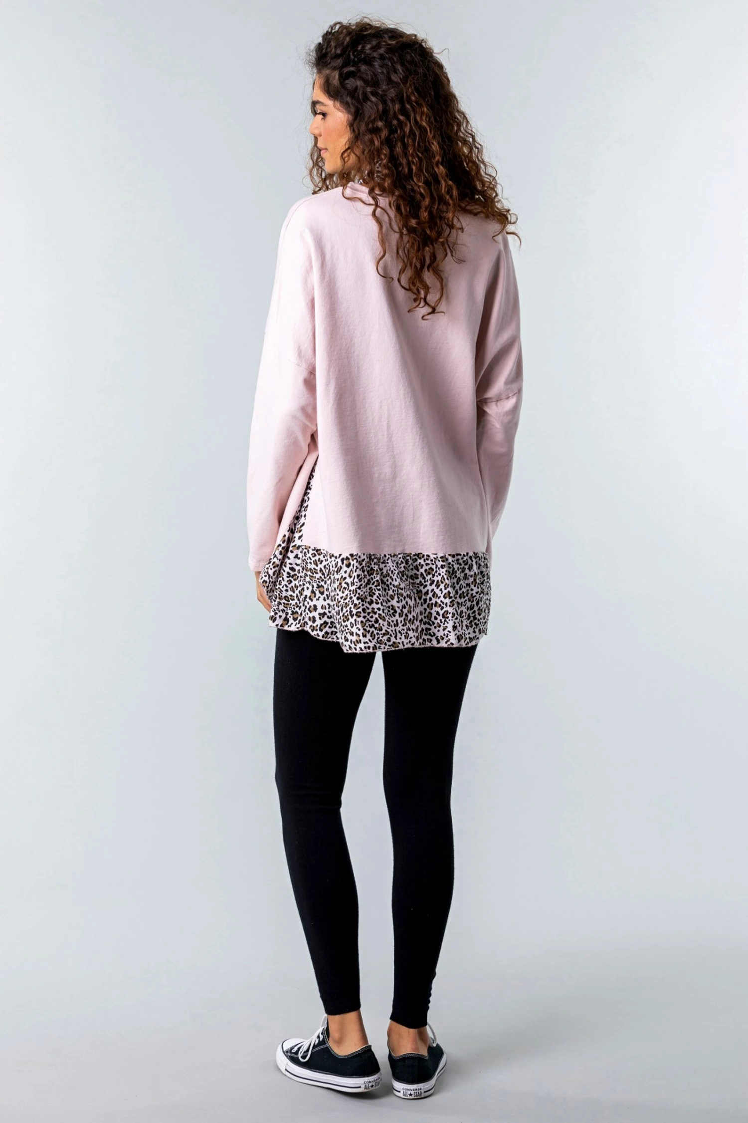 Roman Pink One Size Animal Print Lounge Top And Scarf 5 Roman Pink One Size Animal Print Lounge Top And Scarf - Image 3