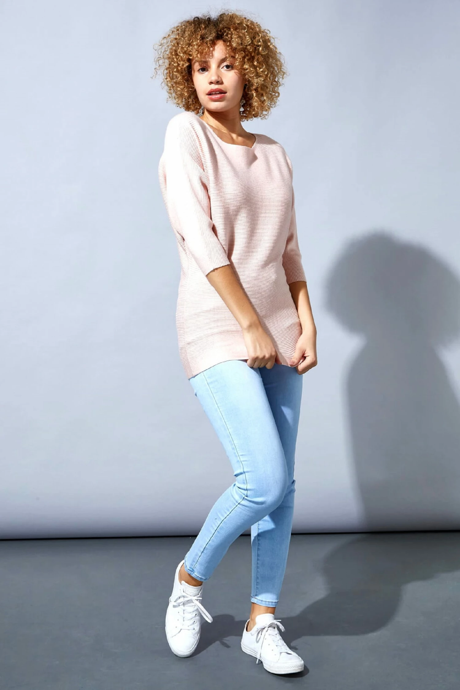 Roman Blue Short 28" Denim Stretch Jegging 6 Roman Blue Short 28" Denim Stretch Jegging - Image 4