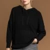 Roman Black Ribbed Knit Drawcord Hoodie 2 Roman Black Ribbed Knit Drawcord Hoodie -Roman Sales Shop unnamed file 13336