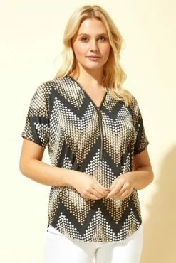 Roman Stone Zig Zag Zip Front Top -Roman Sales Shop unnamed file 13382