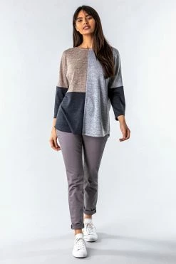 Roman Grey Colour Block Lounge Top 8 Roman Grey Colour Block Lounge Top -Roman Sales Shop unnamed file 13384