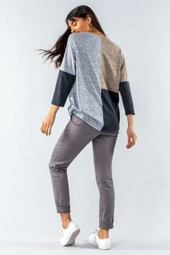 Roman Grey Colour Block Lounge Top 9 Roman Grey Colour Block Lounge Top -Roman Sales Shop unnamed file 13385