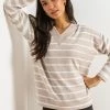 Roman Grey Contrast Stripe Print Sweat Top 1 Roman Grey Contrast Stripe Print Sweat Top -Roman Sales Shop unnamed file 13388