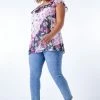 Roman Pink & White Curve Patchwork Floral Bardot Top 1 Roman Pink & White Curve Patchwork Floral Bardot Top -Roman Sales Shop unnamed file 13446